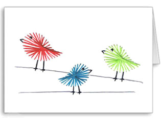 birds on a wire stitch pattern