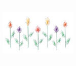 row of flowers
