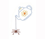 teapot and spider